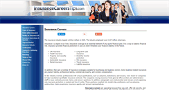 Desktop Screenshot of insurancecareerstips.com
