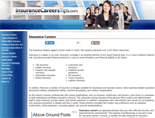 Tablet Screenshot of insurancecareerstips.com